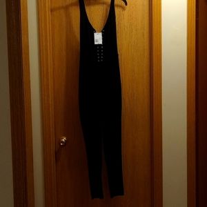 Forever 21 ribbed jumpsuit black Brand New